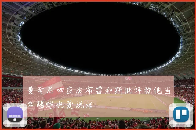 曼奇尼回应法布雷加斯批评称他当年踢球也爱说话